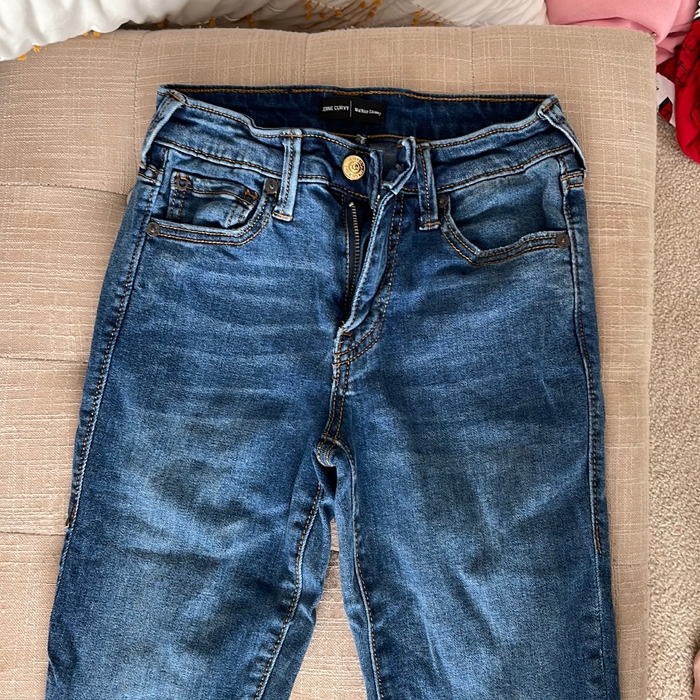 True Religion. Jennie mid rise skinny jeans